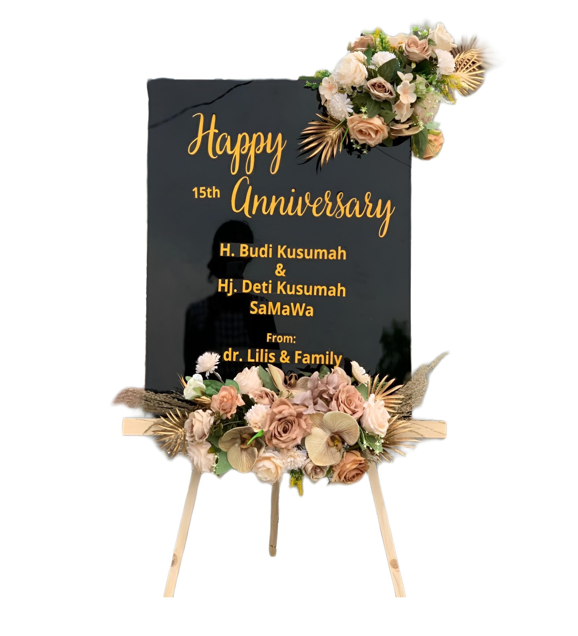 Papan Bunga Akrilik Selaprang